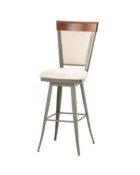 Metal Finish: 57 Metallo • Seat Covering: Discontinued • Wood Back: 95 Cognac Discontinued