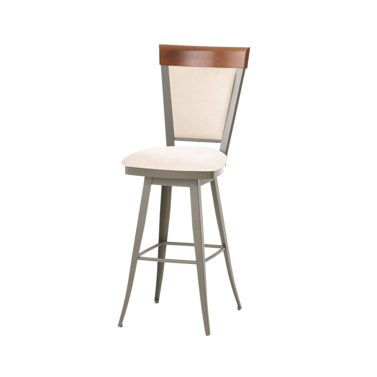 Metal Finish: 57 Metallo • Seat Covering: Discontinued • Wood Back: 95 Cognac Discontinued