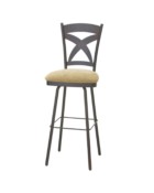 SHOWN IN BAR HEIGHT • Metal Finish: 52 Oxidado • Seat Covering: Discontinued