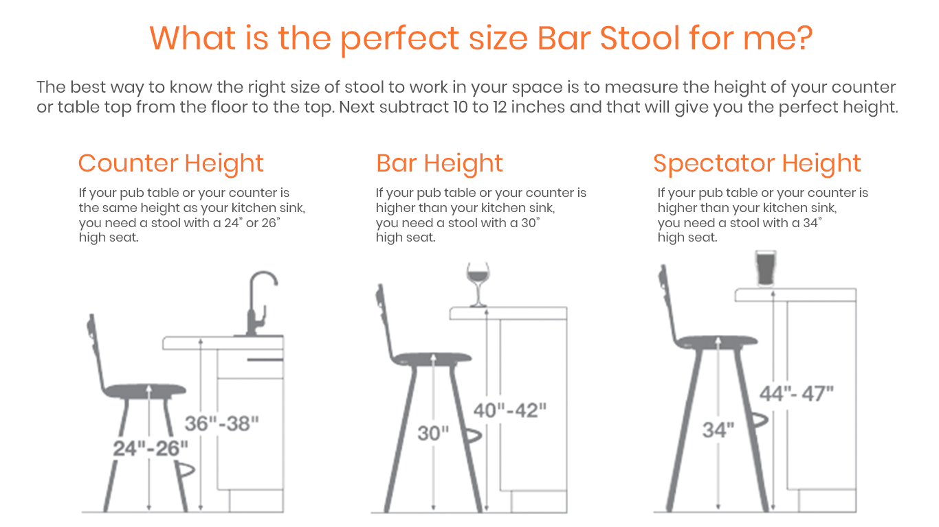 Bar Stool Chair Size Up To, 42 Tall Bar Stools