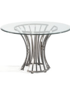 Genesis Dining Table in Platinum
