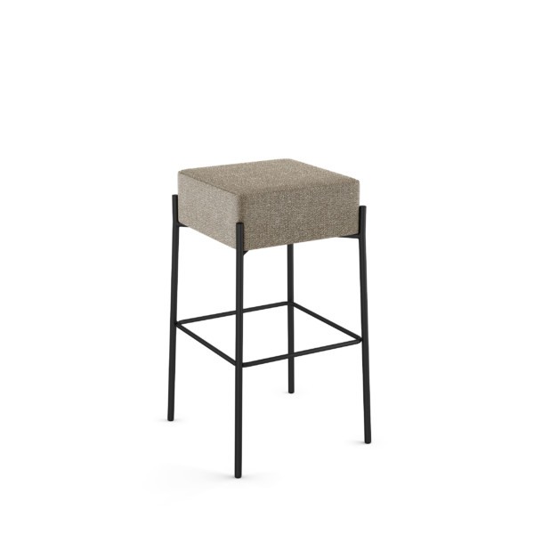 Metal Finish: 25 Black Coral • Seat Covering: LC Alpaca