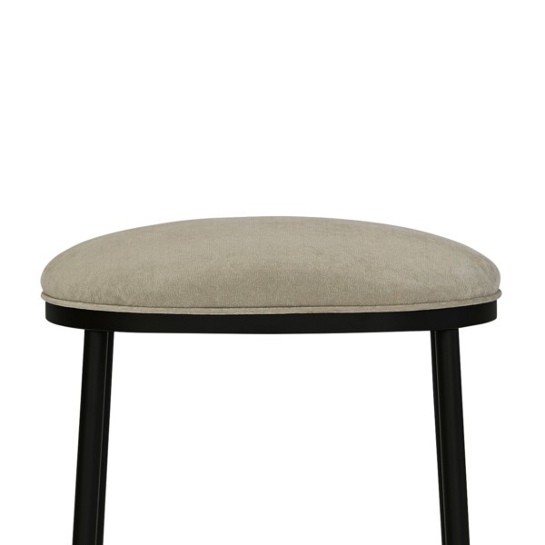 Shown in Matte Black with Sonoma Seagrey Fabric