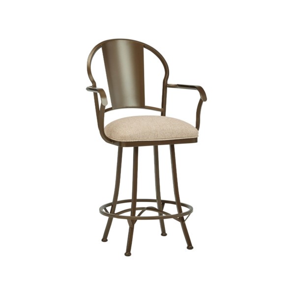 Shown in Expresso with Sugarshack Oatmeal Fabric
