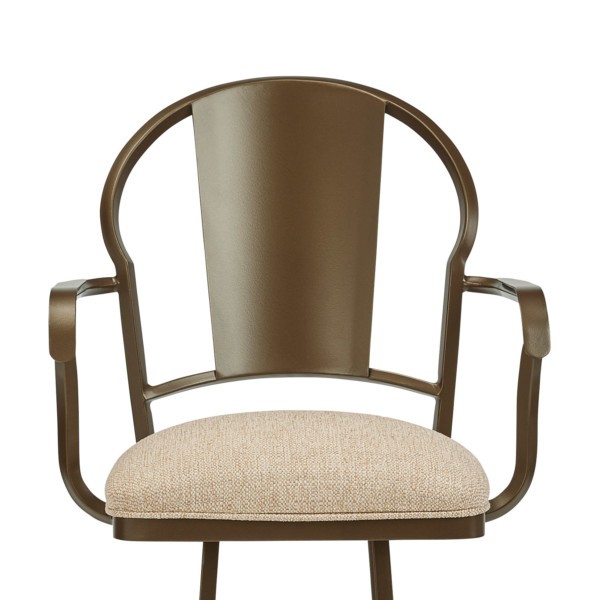 Shown in Expresso with Sugarshack Oatmeal Fabric