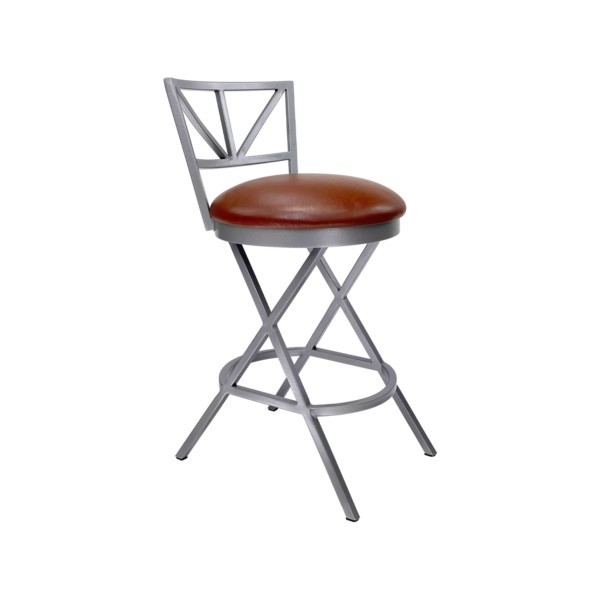 Shown in Silver Palladium finish Yosemite Chestnut fabric