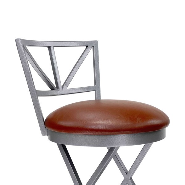 Shown in Silver Palladium finish Yosemite Chestnut fabric