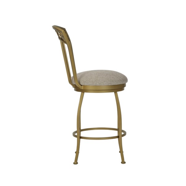 Shown in Opaque Gold with Whitaker Sand Fabric