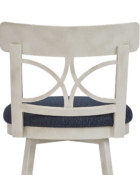 Shown in Ivory with Max Denim Fabric