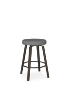 Walden Shown In 25 Black Coral Metal • KZ Silverpoint Fabric • 43 Cafe Wood