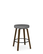 Walden Shown In 25 Black Coral Metal • KZ Silverpoint Fabric • 96 Pinecone Wood