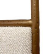 Royce Canopy Hand Hammered Copper French Ivory Performance Fabric1