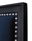 Avery Aged Iron Finish Chronicle Navy Fabric