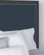 Avery Aged Iron Finish Chronicle Navy Fabric