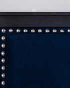 Avery Aged Iron Finish Chronicle Navy Fabric