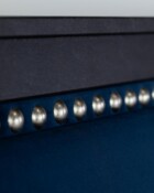 Avery Aged Iron Finish Chronicle Navy Fabric