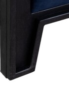 Avery Aged Iron Finish Chronicle Navy Fabric