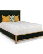 Mason Opaque Gold Finish Chronicle Hemlock Fabric