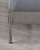 Nile Weather Grey finish Lyric Ivory fabric