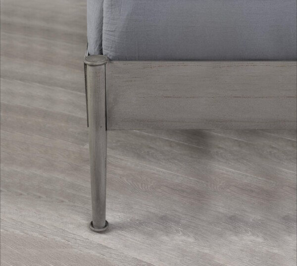 Nile Weather Grey finish Lyric Ivory fabric