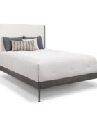 Nile Weather Grey finish Lyric Ivory fabric