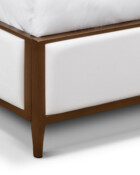 Spencer Opaque Copper finish Aspen Pure White fabric