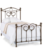 Olympia Bed in Copper Bisque Finish 1