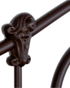 Olympia Bed in Natural Rust Finish 4