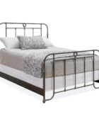 Wellington Bed in Textured Copper Moss Finish 1