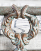 Wellington Bed in Textured Copper Moss Finish 2