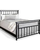 Wesley Allen Aspen Iron Bed Shown In Matte Black Finish 7
