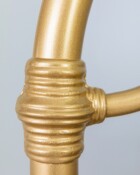 Wesley Allen Birmingham Iron Bed Shown In Opaque Gold Finish 10