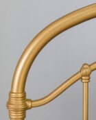 Wesley Allen Birmingham Iron Bed Shown In Opaque Gold Finish 6