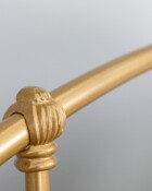 Wesley Allen Birmingham Iron Bed Shown In Opaque Gold Finish 9