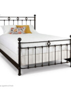 Wesley Allen Latif Iron Bed Shown In Aged Gold 2