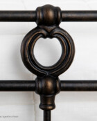 Wesley Allen Latif Iron Bed Shown In Aged Gold 3