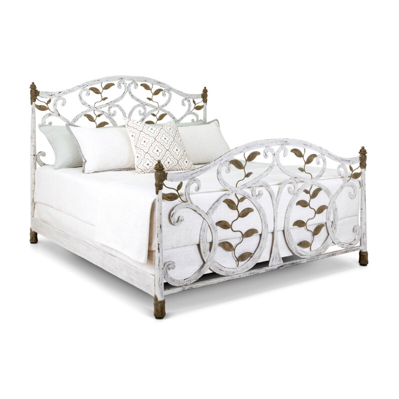 Wesley Allen Laurel Iron Bed