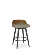 Shown in 25 Black Coarl Finsh • MQ Lichen Vinyl and 47 Tiramisu Wood counter