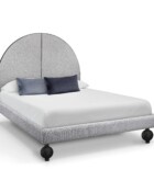 Wesley Allen Oliver Matte Black Finish Zen Dawn Performance Fabric