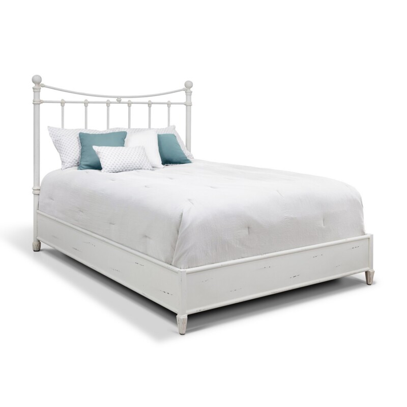 Wesley Allen Quati Iron Bed with Metal Surround