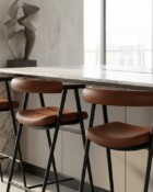 Elite Modern Bruso 4077B Stationary Stool