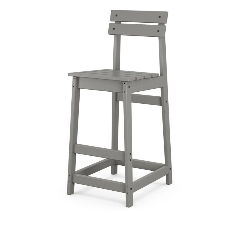 POLYWOOD Modern Studio Plaza Bar Chair