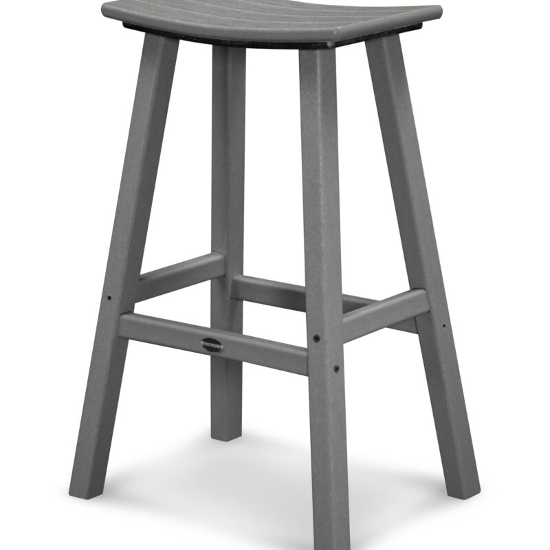 POLYWOOD Traditional 30" Saddle Bar Stool