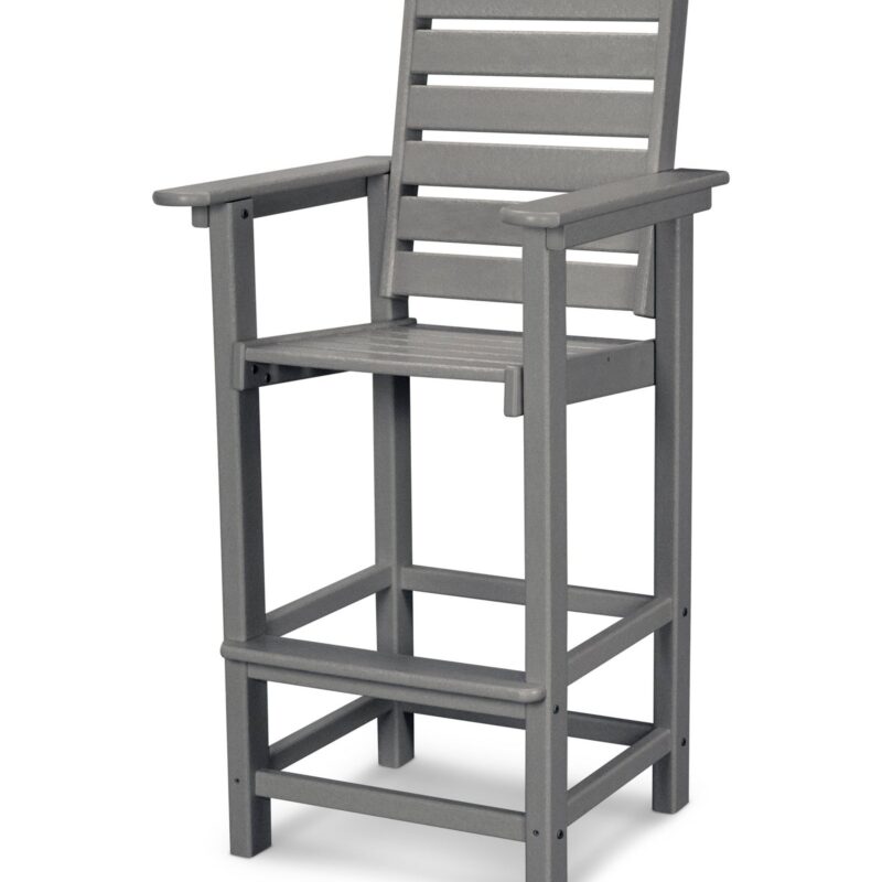 POLYWOOD Captain Bar Chair