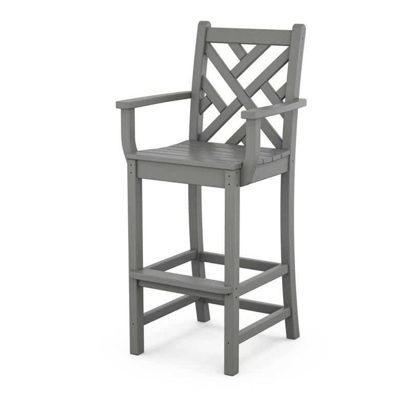 POLYWOOD Chippendale Bar Arm Chair