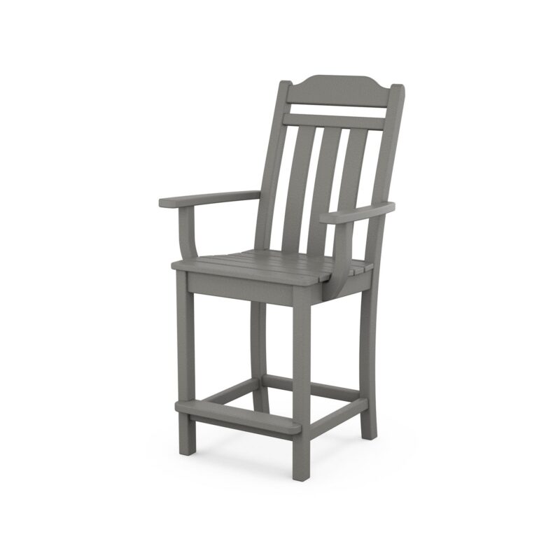 POLYWOOD Cottage Counter Arm Chair