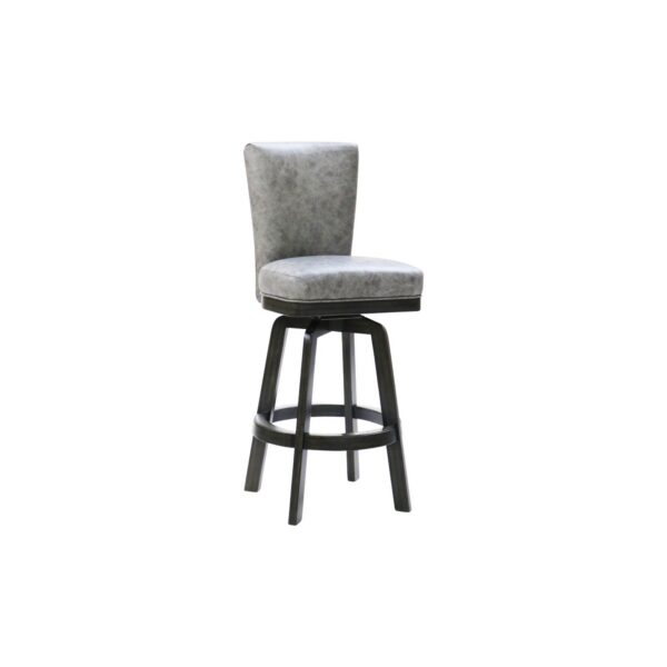 Darafeev 617 Oak Flexback Upholstered Swivel Bar Stool, view 2
