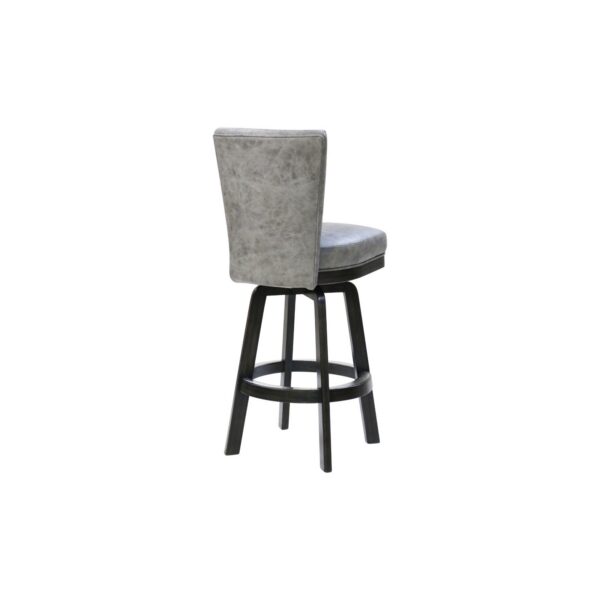 Darafeev 617 Oak Flexback Upholstered Swivel Bar Stool, view 3
