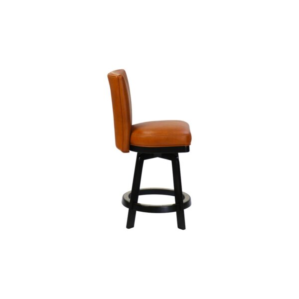 Darafeev 617 Oak Flexback Upholstered Swivel Bar Stool, view 4
