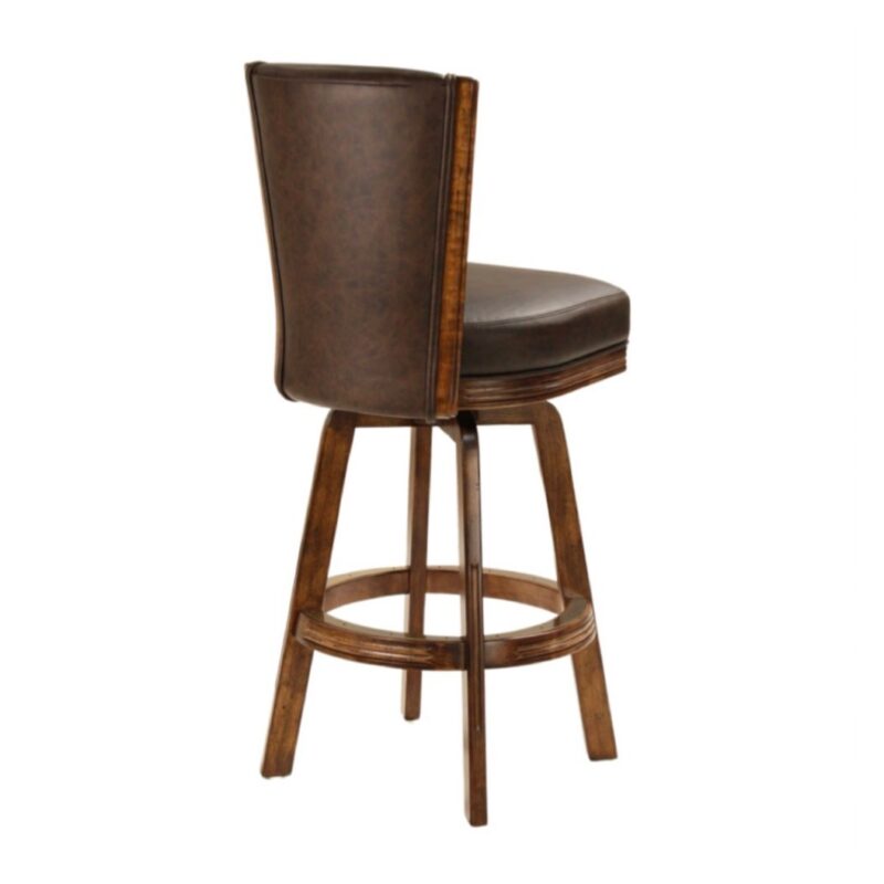 Darafeev 915 Maple Flexback Upholstered Swivel Bar Stool, view 2